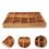 Wooden Grid Display Box 20-Compartment Socks Panties Organizer 11