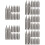 75 Pcs Universal Fountain Pen Nibs Replacement Tips For Students 10