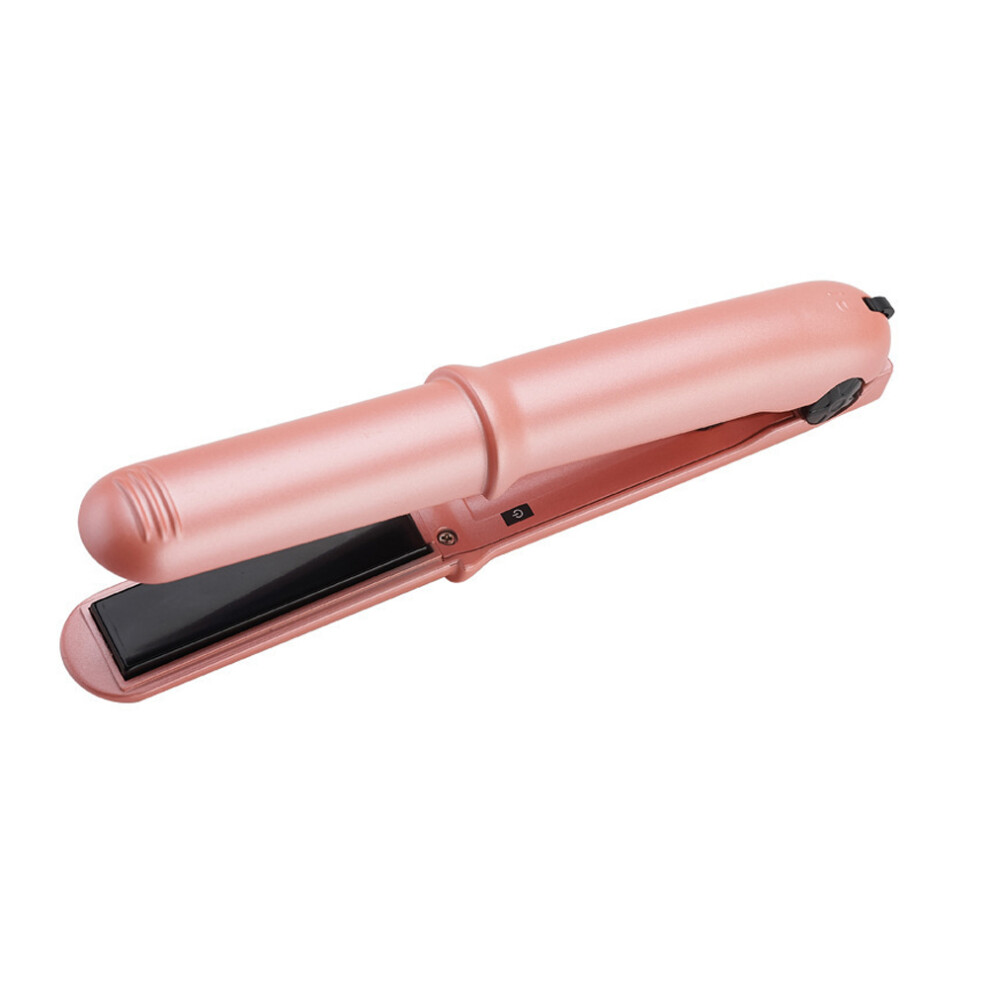 Aboofan Mini Heating Hair Styling Iron Set For Students Curler Straightener
