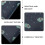 8 Pcs Washable Refrigerator Mats Avocado Printed For Fridge Drawers 8