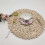 Weave Placemat Corn Husk Round Insulation Coaster Tableware Mat 9
