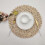 Weave Placemat Corn Husk Round Insulation Coaster Tableware Mat 8