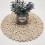 Weave Placemat Corn Husk Round Insulation Coaster Tableware Mat 10