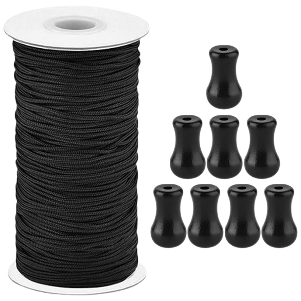 Set Of Lift Shade Cord Roll Blind Replacement String With Cord Knobs-image-OPC-PKX7X9X-NEW