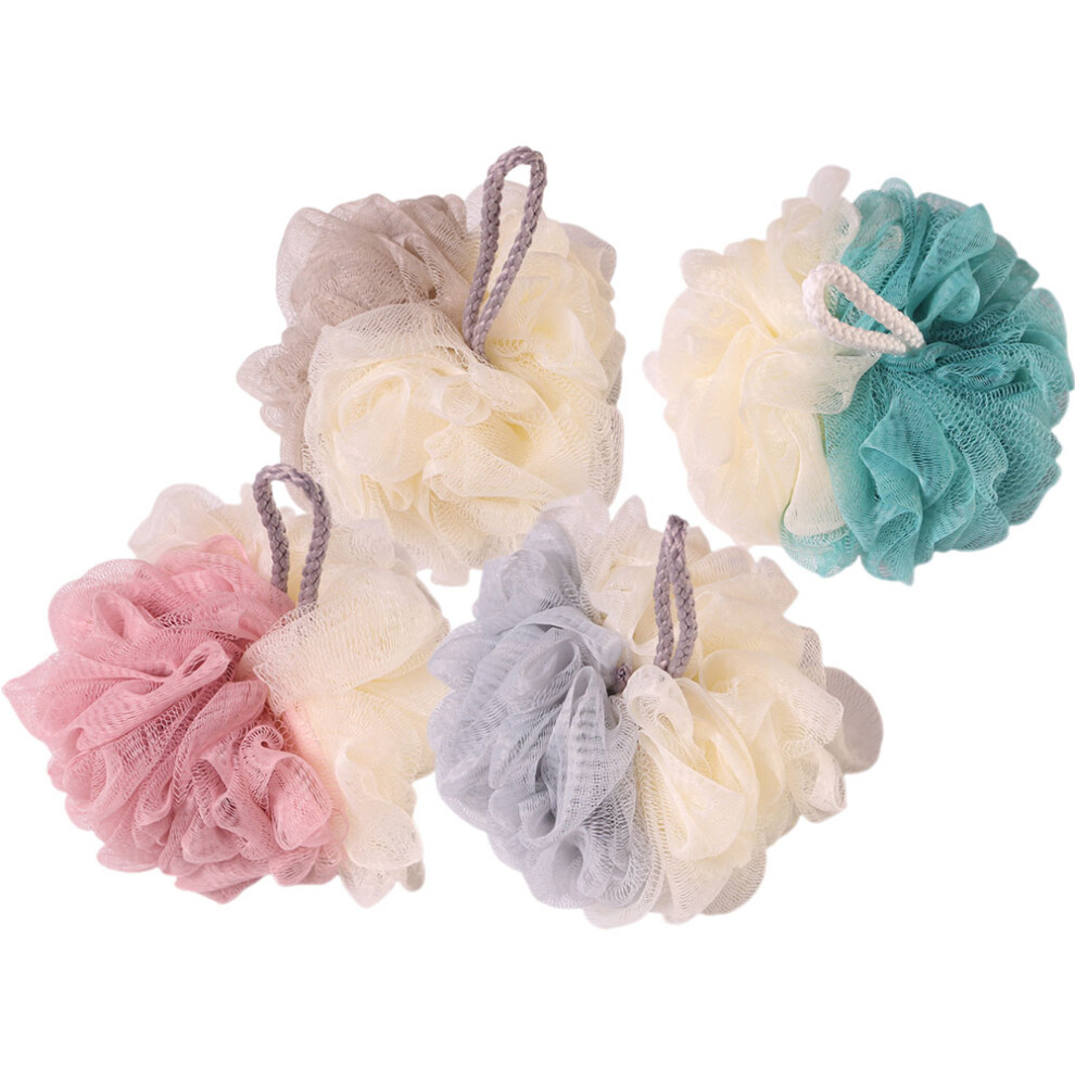 Iplusmile 4Pcs Shower Balls Body Scrubbers Bath Loofahs For Bathing