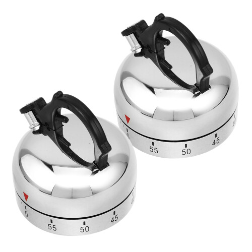 8 Pcs Manual Mechanical Kitchen Timer 60-Minute Countdown For Cooking 2