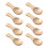 10pcs wooden salt spoons mini scoop short handle kitchen tools 3