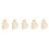 5 Sets Wood Calendar Block Perpetual Table Decor 11