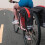 Practical Rear Shelf Frame Saddle Bag Large Dual Compartment Red Black 9