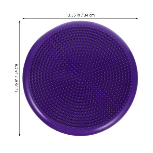 Inflated Stability Wobble Cushion Extra Thick Purple 2