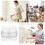 3Pcs 4-Lattice Egg Storage Tray Holder For Household Use White 2