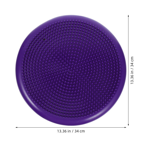 Inflated Stability Wobble Cushion Extra Thick Purple 1