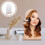 Wooden Base Desktop Acrylic Makeup Mirror 4