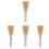 4Pcs Bamboo Pan Brush Long Handle Wok Cleaning Kitchen Tool 4