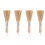 4Pcs Bamboo Pan Brush Long Handle Wok Cleaning Kitchen Tool 6