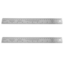 2Pcs Professional Cork Backing Rulers Engineering Office Stationery