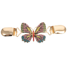 Retro Butterflies Sweater Shawl Clip Alloy Shirt Clothing Accessory