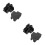 4 Pcs Canopy Replacement Pole Bracket Connector For Camping Tent 10