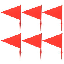6Pcs Marking Flags For Lawn Sprinkler Irrigation Mini Triangle