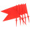 6Pcs Marking Flags For Lawn Sprinkler Irrigation Mini Triangle 11