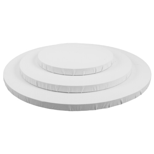 6 Pcs Round Cotton Canvas Frames 20 30 40cm With Wood Frame 1