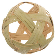 2Pcs Bamboo Hollow-Out Woven Ball Home Hanging Decoration