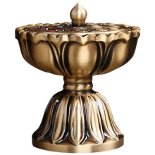 Lotus Shaped Incense Holder For Sticks Coils Cones Zen Style