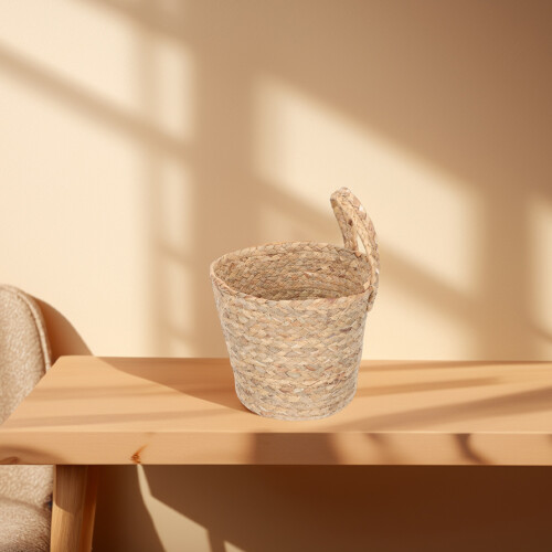 Seagrass Hanging Wall Basket For Storage And Home Decor 2