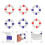 6Pcs Mini Ring Decor For Landscape And Nautical Use 3