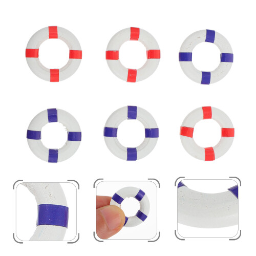 6Pcs Mini Ring Decor For Landscape And Nautical Use 2