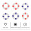 6Pcs Mini Ring Decor For Landscape And Nautical Use 6