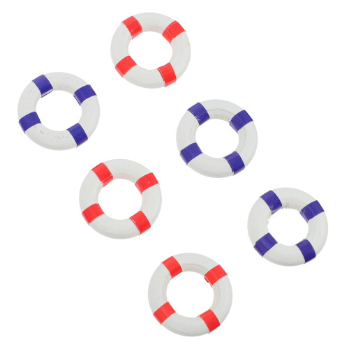 6Pcs Mini Ring Decor For Landscape And Nautical Use