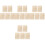 20 Pcs Portable Karate Breaking Board Wood For Beginner 5