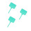 3Pcs Handheld Whiteboard Guide Sign For Auctions Games And Voting 10