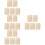 20 Pcs Portable Karate Breaking Board Wood For Beginner 9