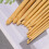 12pcs 25cm portable round bead head knitting needles carbonized 11