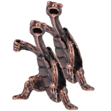 2Pcs Copper Feng Shui Turtle Incense Holders for Home Desktop Decor