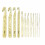 12Pcs Abs Plastic Crochet Set Knitting Tools For Practice Professional 8