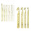 12Pcs Abs Plastic Crochet Set Knitting Tools For Practice Professional 11