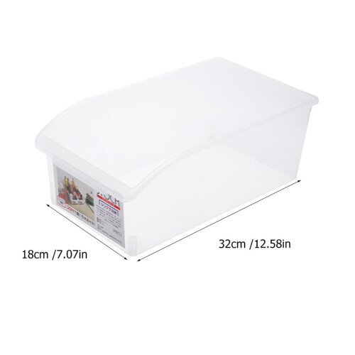 2Pcs Transparent Fridge Fruit Container Kitchen Organizer 1