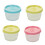4Pcs 150Ml Small Plastic Round Food Containers With Lids 8