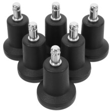 12 Pcs Replacement Swivel Caster Wheels For Office Desk Chair Black