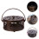 Retro Portable Holder With Handle Iron Fireproof Burner 5
