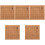 5Pcs Wood Macrame Board Grid For Knotting Project 5