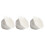3Pcs Ceramic Blossom Dish Dip Condiment Sauce Bowl 8