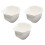 3Pcs Ceramic Blossom Dish Dip Condiment Sauce Bowl 10