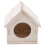hamster wood house hideout for small animals sleeping 1