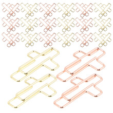20Pcs Durable Iron Cross Paperclips Decorative Multi-Use Paper Clips