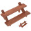 False Nail Display Shelf Wooden Holder For Nail Tips 6