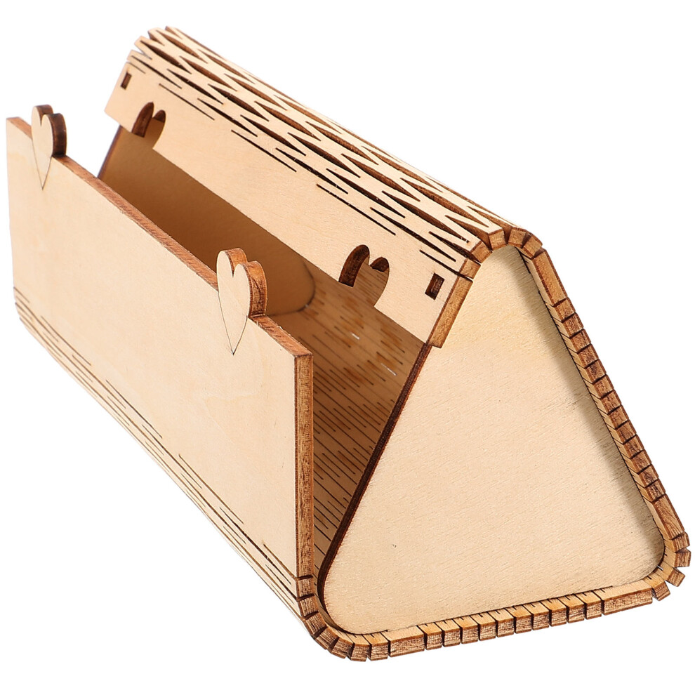Inoomp 3Pcs Wooden Sunglasses Case Travel Glasses Organizer Storage Box